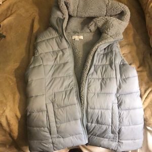 Winter coat vest